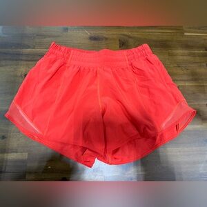 lululemon athletica Bright Red Athletic Shorts